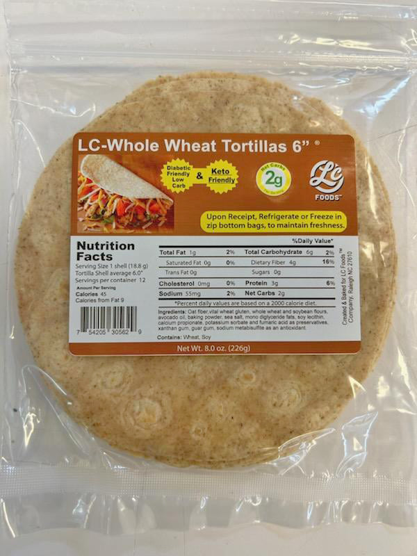Low Carb Whole Wheat Tortillas 6