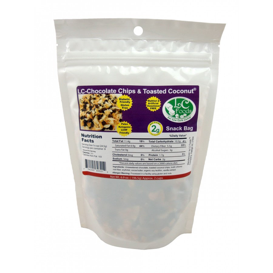 Chocolate Chip & Toasted Coconut Snack Bag